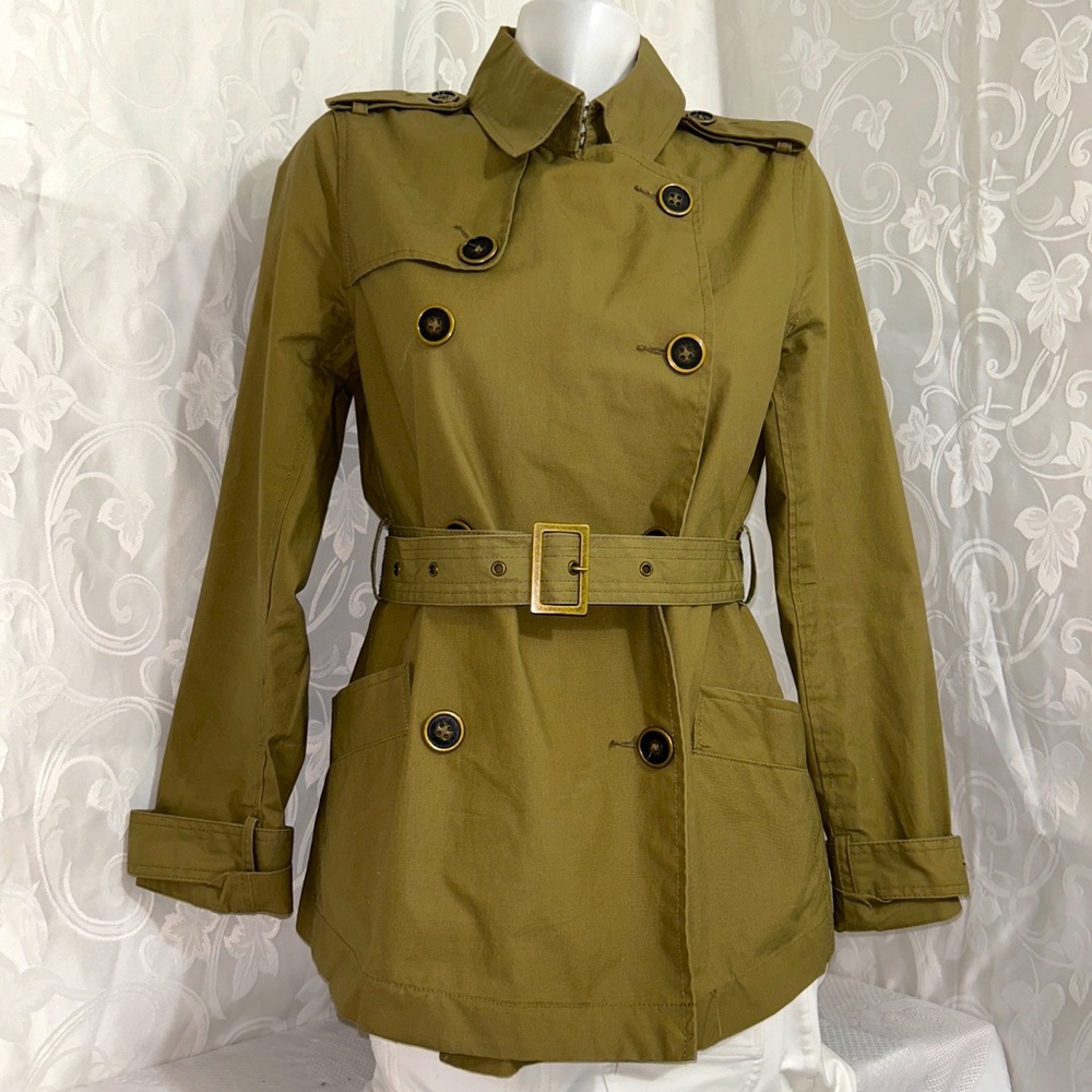 Old Navy Olive Green Buttoned Army Utility Jacket